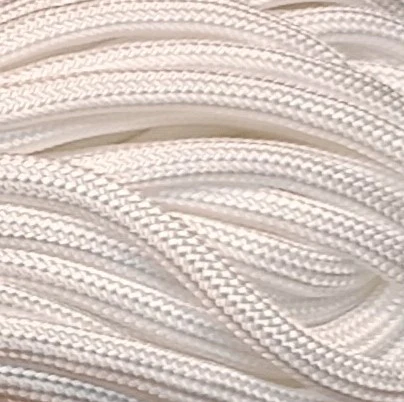 Paracord 550 tipo III 100% nylon color BLANCO - Imagen 2