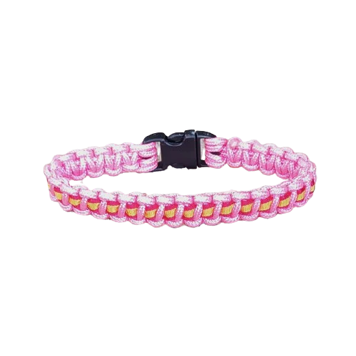 Pulsera paracord España Cobra MINI Rosa - Imagen 2